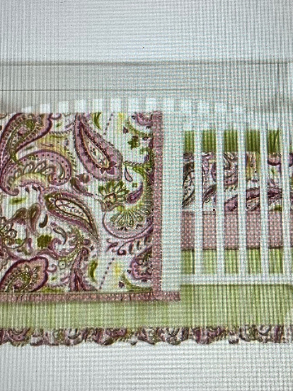 Paisley Splash in Pink Bumper by My Baby Sam